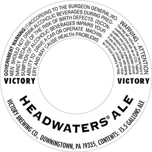 Victory Headwaters Ale