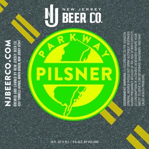 New Jersey Beer Company Parkway Pilsner