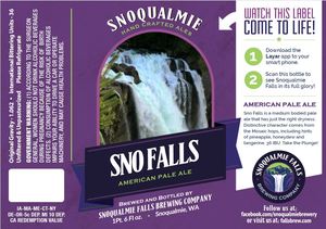 Snoqualmie Falls Brewing Company Sno Falls Apa July 2017