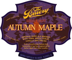 The Bruery Midnight Autumn Maple