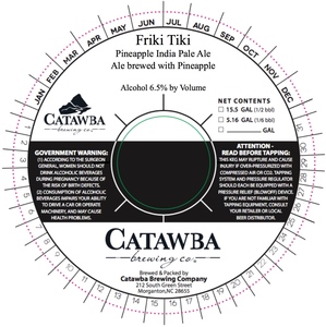 Catawba Brewing Co. Friki Tiki Pineapple July 2017