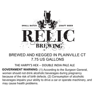 Relic Brewing The Harpy's Hex July 2017