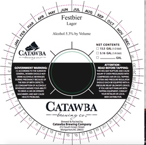 Catawba Brewing Co. Festbier July 2017