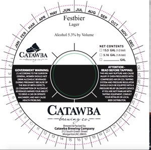 Catawba Brewing Co. Festbier