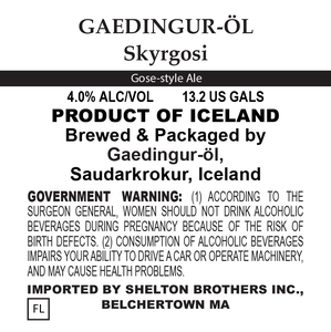 Gaedingur-Öl Skyrgosi