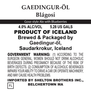 Gaedingur-Öl BlÁgosi