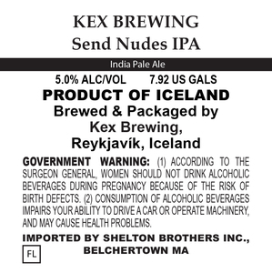 Kex Brewing Send Nudes IPA