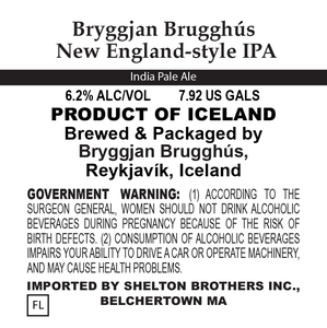 Bryggjan BrugghÚs New England-style IPA