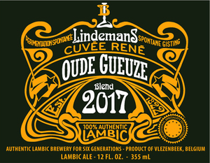 Lindemans Cuvee Rene Gueuze July 2017