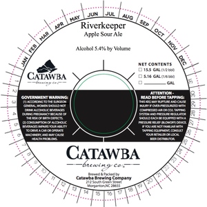 Catawba Brewing Co. Riverkeeper Apple Sour July 2017