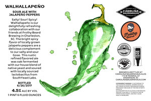 Walhallapeno Sour Ale With Jalapeno Peppers