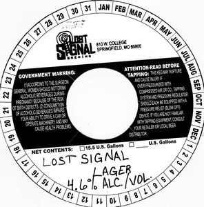 Lost Signal Brewing Lost Signal Lager