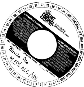 Lost Signal Brewing Blonde Ale July 2017