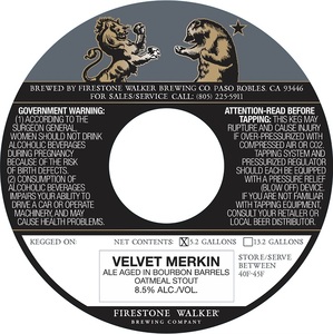 Firestone Walker Brewing Company Velvet Merkin July 2017