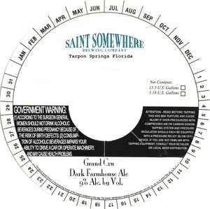 Saint Somewhere Brewing Company Grand Cru