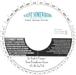 Saint Somewhere Brewing Company Le Seul Et Unique