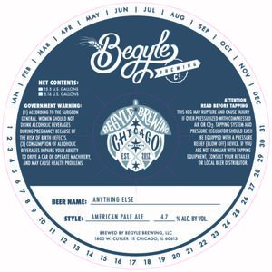 Begyle Brewing Anything Else July 2017