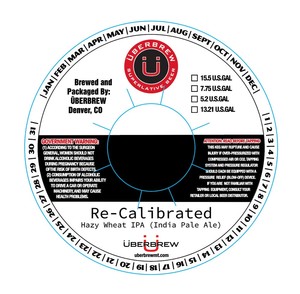 Uberbrew Re-calibrated Hazy Wheat IPA