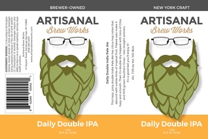Artisanal Brew Works Daily Double IPA July 2017