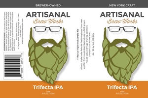 Artisanal Brew Works Trifecta IPA July 2017