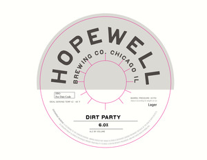 Hopewell Brewing Company Dirt Party