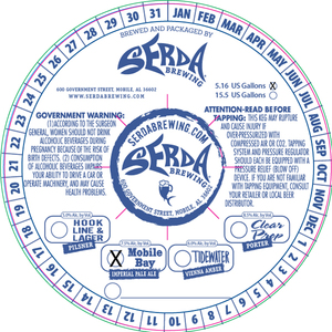 Serda Brewing Mobile Bay IPA July 2017