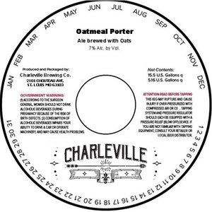 Charleville Oatmeal Porter July 2017