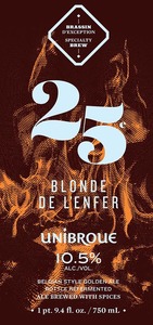 Unibroue Blonde De Lenfer