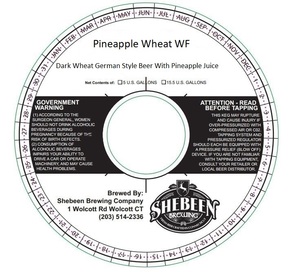 Shebeen Brewing Company Pineapple Wheat Wf
