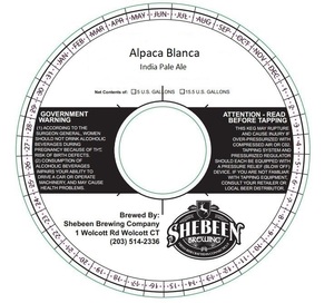 Shebeen Brewing Company Alpaca Blanca