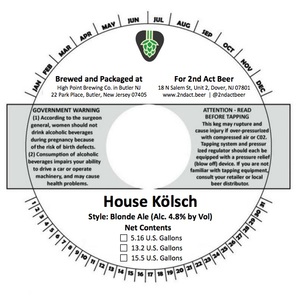 House Kolsch Blonde Ale
