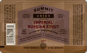 Summit Brewing Company Imperial Russian Stout July 2017