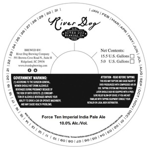 River Dog Brewing Company Force Ten Imperial India Pale Ale