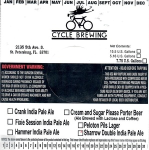 Cycle Brewing Sharrow