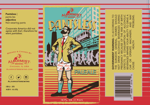 Pantsless Pale Ale July 2017