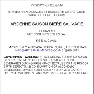 Ardenne Saison July 2017