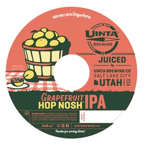 Uinta Brewing Company Grapefruit Hop Nosh July 2017
