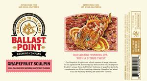 Ballast Point Grapefruit Sculpin August 2017