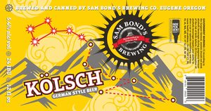 Sam Bond's Brewing KÖlsch German Style Beer