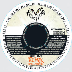 Flying Dog Brewery Barrelaged The Fear Imperial Pumpkin Ale