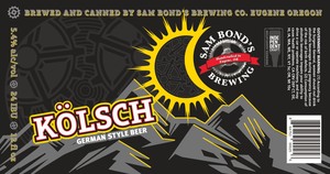 Sam Bond's Brewing KÖlsch German Style Beer