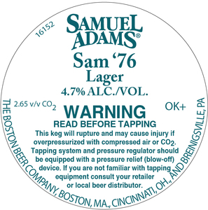 Samuel Adams Sam '76 Lager