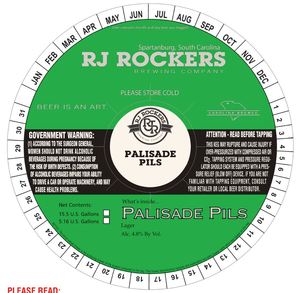 Rj Rockers Brewing Co. Palisade Pils