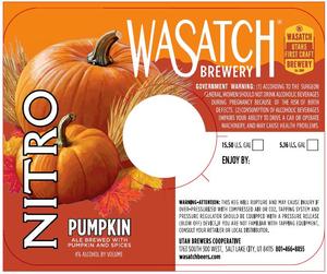 Wasatch Brewery Nitro Pumpkin
