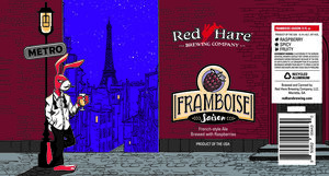 Red Hare Framboise Saison July 2017