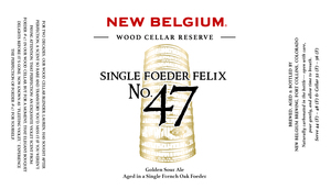 New Belgium Brewing Single Foeder Felix No. 47 July 2017