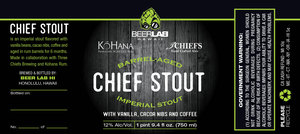 Beer Lab Hi Chief Stout July 2017