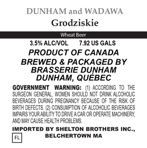 Brasserie Dunham Grodziskie July 2017