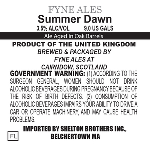 Fyne Ales Summer Dawn