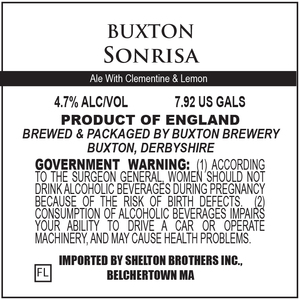 Buxton Brewery Sonrisa July 2017